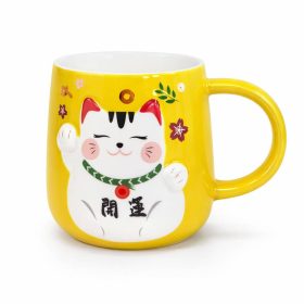 Кружка «Lucky cat», yellow
