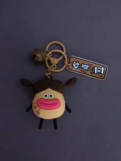 Alternative view of Брелок "Fried potato girl", pink lips