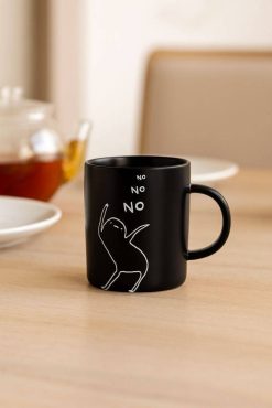 Alternative view of Кружка «No, no», black (400 ml)