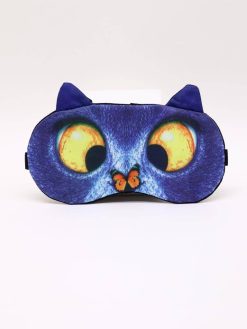 Alternative view of Маска для сна "Cat's eyes", dark blue