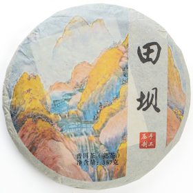 Чай китайский Шу Пуэр "Деревня Тяньба", 2012 год, блин, 357 г