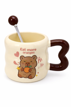 Кружка "Капибара и апельсин", 380 мл