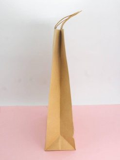 Пакет подарочный крафтовый "Собачка и поцелуй", 32*42*11 см