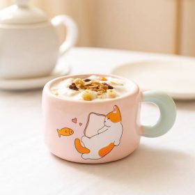 Кружка «Котик любит выпечку» (450 мл)