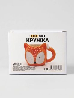 Кружка керамическая «Cute fox», 370 мл