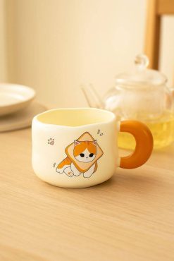 Кружка «Котик любит выпечку» (450 мл)