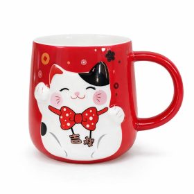 Кружка «Lucky cat», red