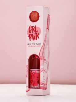 Подарочный набор GRL PWR, гель для душа шампанское 250 мл и бомбочка для ванны, Чистое счастье — изображение 4