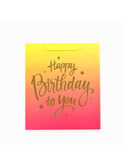 Alternative view of Пакет ламинированный Happy Birthday, M 26×30×9 см