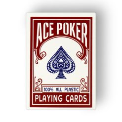 Alternative view of Карты игральные пластиковые «Ace Poker», 8.8×6.3 см, 30 мкм, красная рубашка
