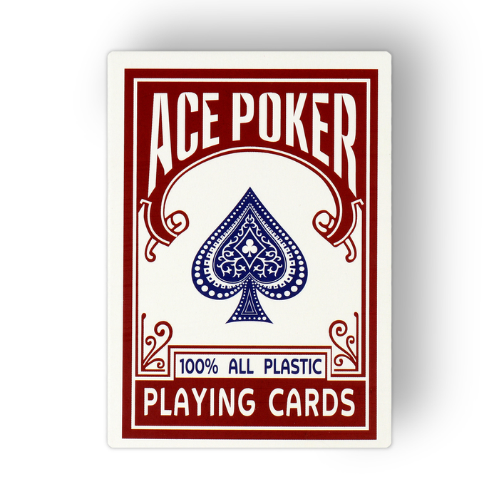 Карты игральные пластиковые «Ace Poker», 8.8×6.3 см, 30 мкм, красная рубашка 3 nana.by Карты игральные пластиковые «Ace Poker», 8.8×6.3 см, 30 мкм, красная рубашка — изображение 2