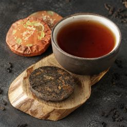 Чай китайский Шу Пуэр с кофейными зёрнами (точа прессованная, 8 шт.), 50 г. — изображение 4