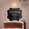Свеча для торта «100% мужчина», 8 см