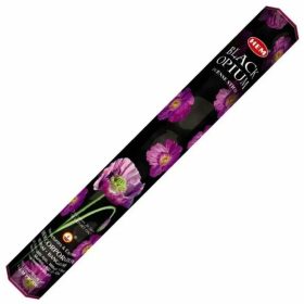Благовония HEM Black Opium ЧЁРНЫЙ МАК, 6-гранник, 20 шт.