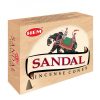 HEM конусы благовония Sandal САНДАЛ, 10 шт.