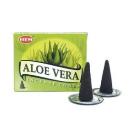 HEM конусы благовония Aloe Vera АЛОЭ ВЕРА, 10 шт.