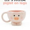 Кружка керамическая «Piglet on legs», pink nana.by Кружка керамическая «Piglet on legs», pink
