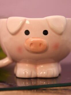 Кружка керамическая «Piglet on legs», pink 6 nana.by Кружка керамическая «Piglet on legs», pink — изображение 2