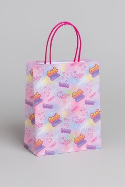 Пакет подарочный крафтовый "Классная девчонка", сердце (21*25,5*10)