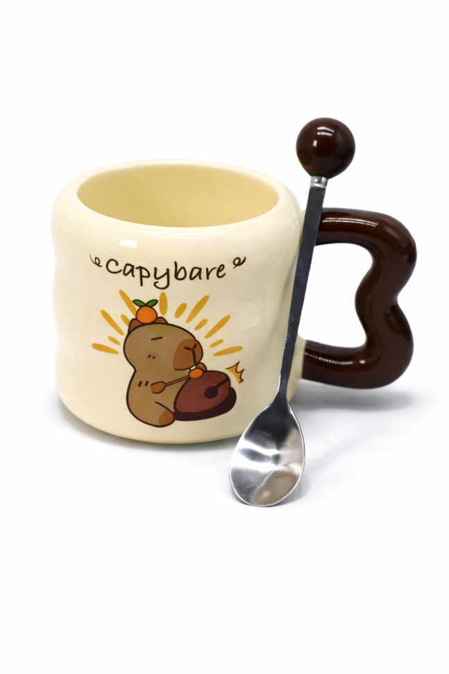 Кружка «Capybara song», (380 ml) 2 nana.by Кружка «Capybara song», (380 ml)