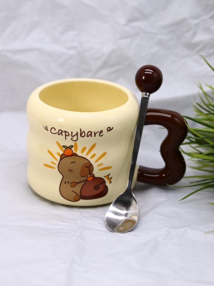 Кружка «Capybara song», (380 ml) 3 nana.by Кружка «Capybara song», (380 ml) — изображение 2