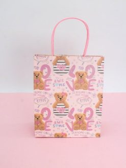 Пакет подарочный крафтовый "Классная девчонка", мишка (21*25,5*10) 7 nana.by Пакет подарочный крафтовый "Классная девчонка", мишка (21*25,5*10) — изображение 3