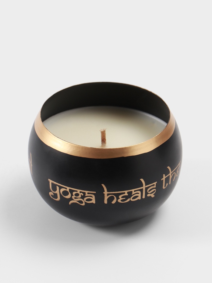 Свеча в чаше Yoga heal the soul, 200 г, 8.5х7 см, соевый воск 3 nana.by Свеча в чаше Yoga heal the soul, 200 г, 8.5х7 см, соевый воск — изображение 2