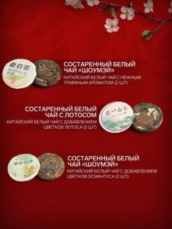 Чай Пуэр подарочный китайский «Ассорти», 11 видов 10 nana.by Чай Пуэр подарочный китайский «Ассорти», 11 видов — изображение 4