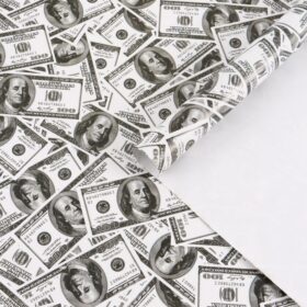 Бумага упаковочная глянцевая «Богатство», 50×70 см