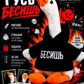 Мягкая игрушка «Гусь: Бесишь», 35 см